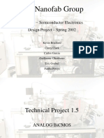 The Nanofab Group: EE 4345 - Semiconductor Electronics Design Project - Spring 2002