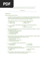 Child Adolescence & Facilitating Learning - Practice Test (60 Items)