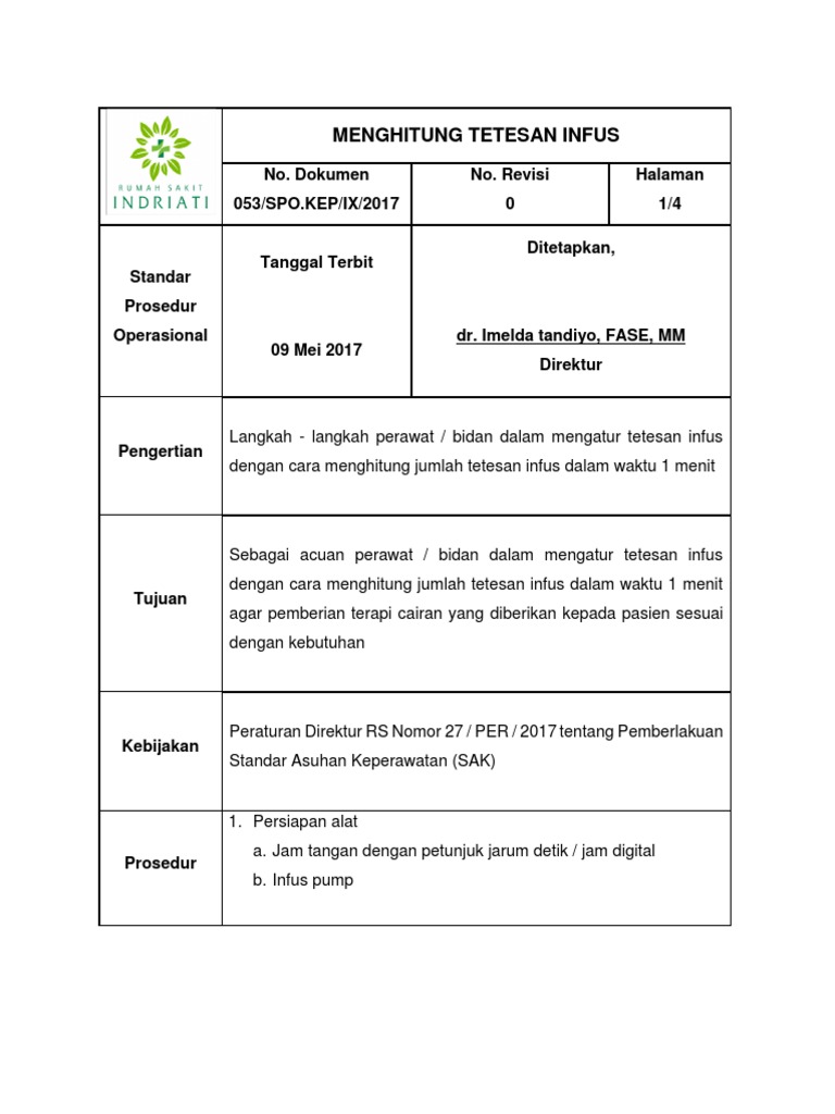 Rumus Menghitung Kecepatan Infus Pump Edukasi Lif Co Id