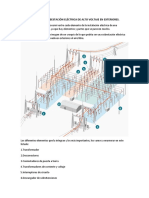 Elementos de Una Subestación Eléctrica de Alto Voltaje en Exteriores PDF