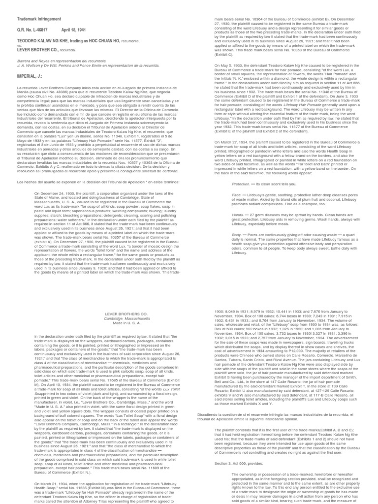 Europe Trademark Infringement Cases preview