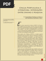 Língua Portuguesa e Literatura-Interseções