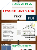 EPHESIANS 2: 19-22: I Corinthians 3:1-10