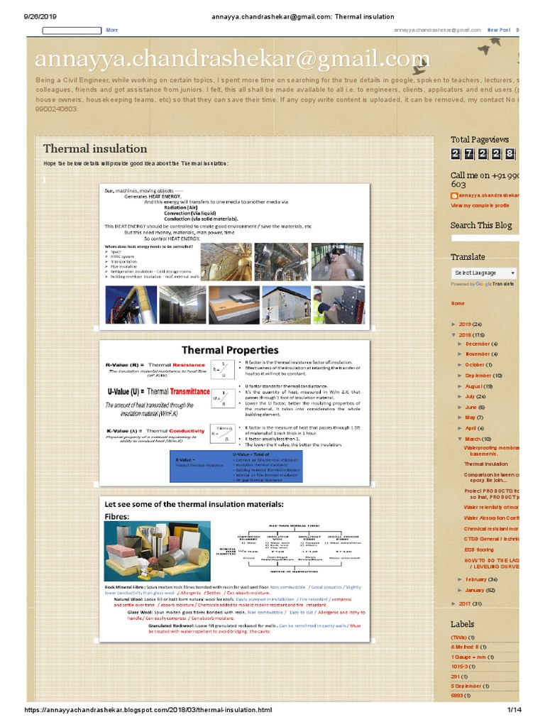 Thermal Insulation | PDF | Building Technology | Economic Sectors