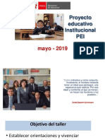 Proyecto Educativo Institucional PEI: Mayo - 2019