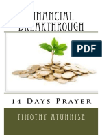 Prayer For Financial Break