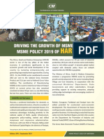 Haryana MSME Policy