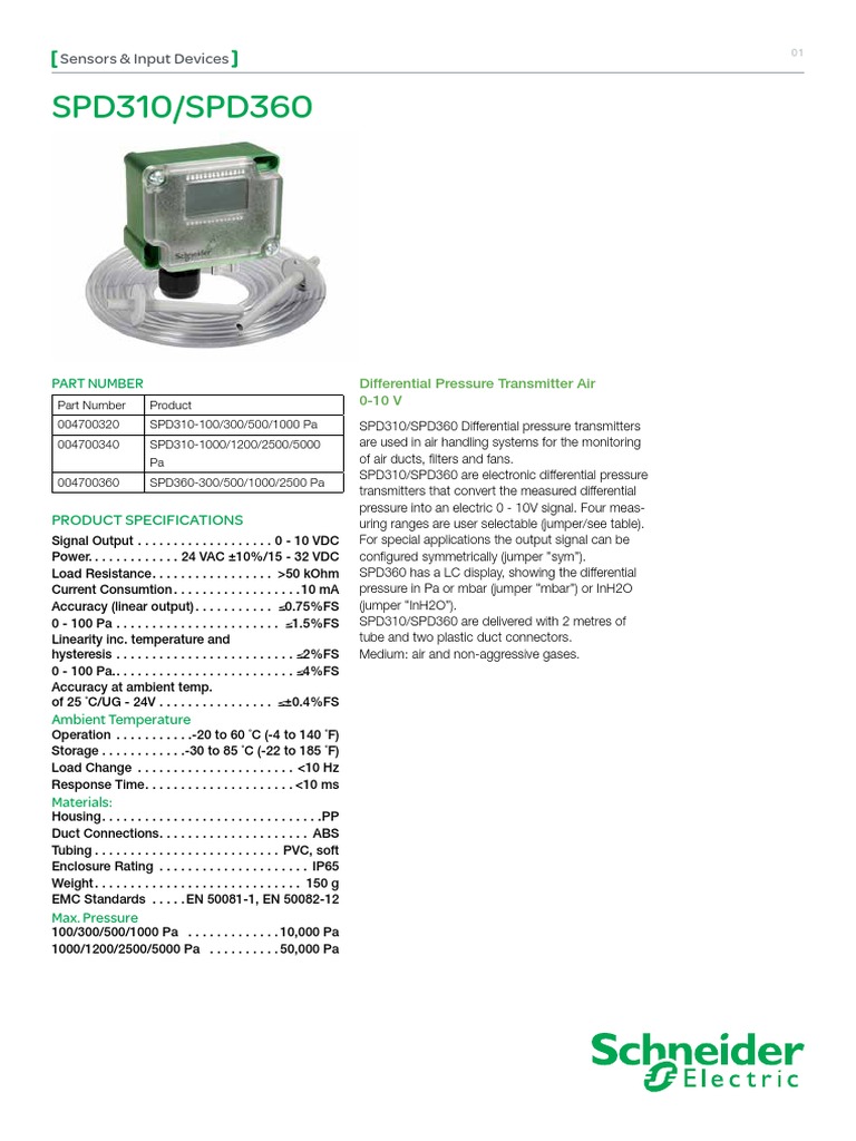 Pressure Sensor PDF | PDF | Pressure Measurement | Sensor