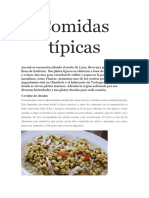 Comidas Típicas