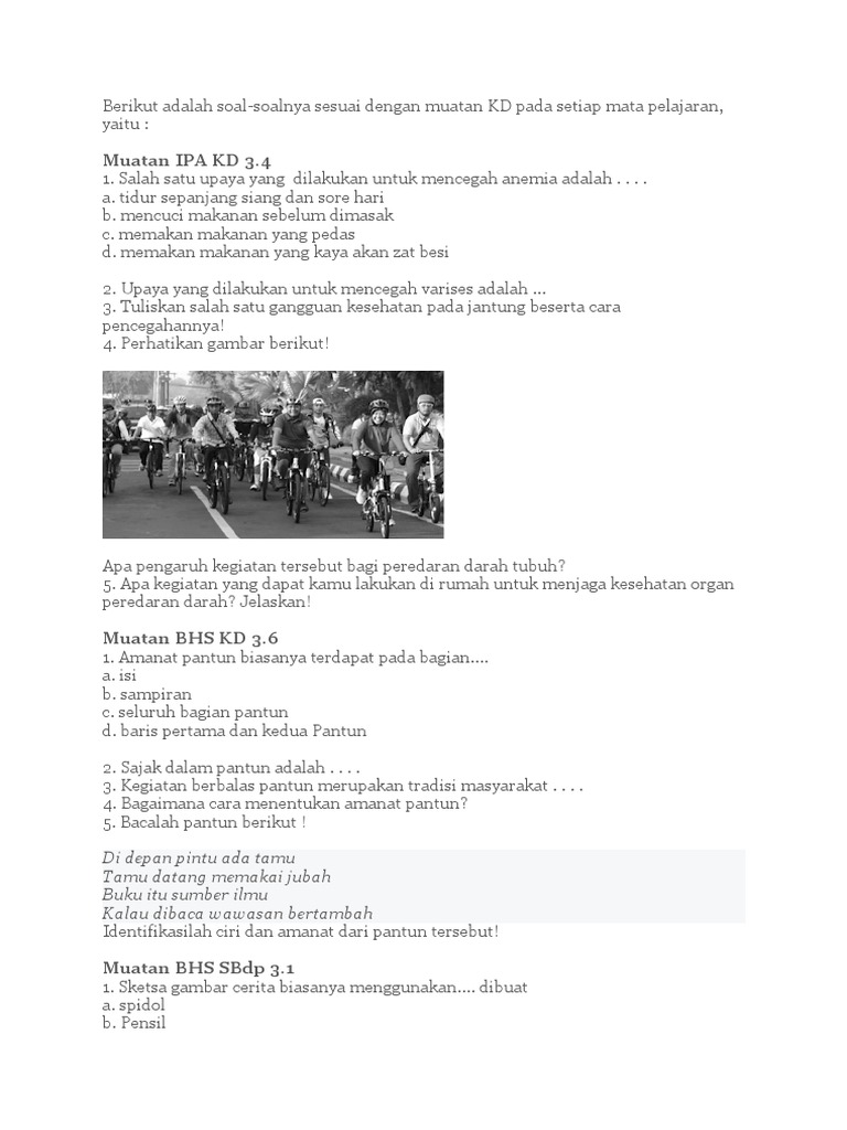 Kelas 5 Tema 4 Sub 3