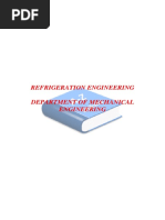 Refrigeration Engineering PDF