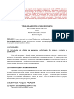 Proposta Projeto PPGTE Modelo 2019-20