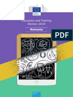 Monitorul Comisiei Europene Pe Educatie Si Formare 2019 - Raportul Privind Romania