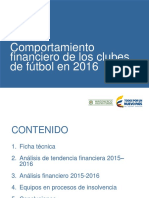 5-Comportamiento Financiero Equipos de Fútbol