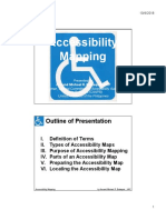 Handouts For Accessibility Mapping