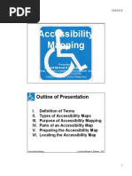 Handouts For Accessibility Mapping