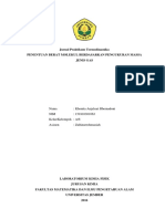 Jurnal Termodinamika Penentuan Berat Molekul