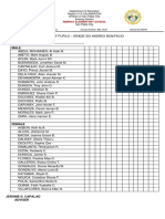 A. Bonifacio List of Pupils