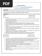 B.Keerthana Product Manager Resume PDF