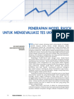 Widhiarso Penerapan Model Rasch Untuk Mengevaluasi Tes UKKS Dan UKPS 1 PDF