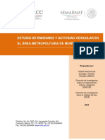 Estudio de Emisiones y Actividad Vehicular en El Área Metropolitana de Monterrey