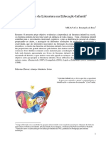 A Importancia Da Literatura Na Educao Infantil PDF