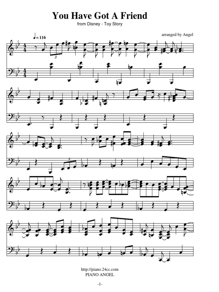 You Have Got A Friend Sheet Music | PDF