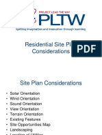 Residential Site Plan Considerations