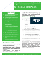 DRM Fact Sheet Communicable Diseases PDF