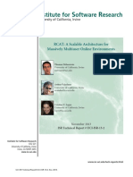 UCI ISR Technical Report Discusses RCAT Architecture for Massively Multiuser Online Environments