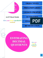 Estimating Decimal Quotient Cot 2nd Quarter