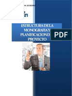 Estructura de La Monografia Y Planificacion Del Proyecto: Metodos de Trabajo 2 E D Manual de Mejora