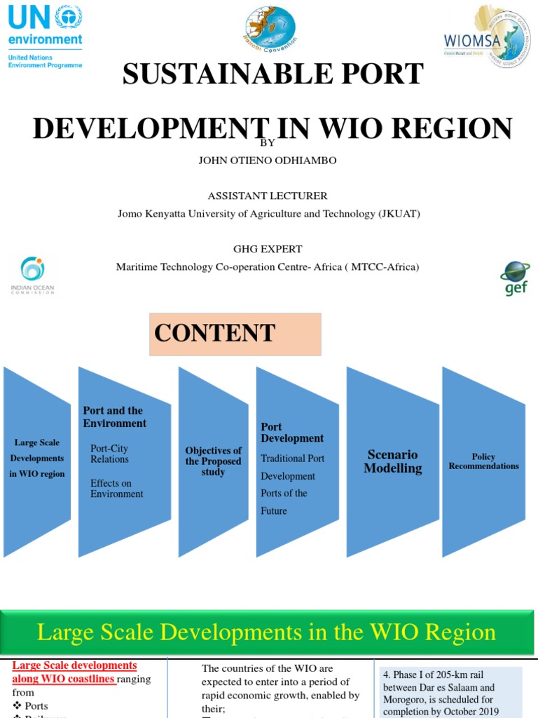 Sustainable Port Development in WIO Region | PDF | Environmental Law ...