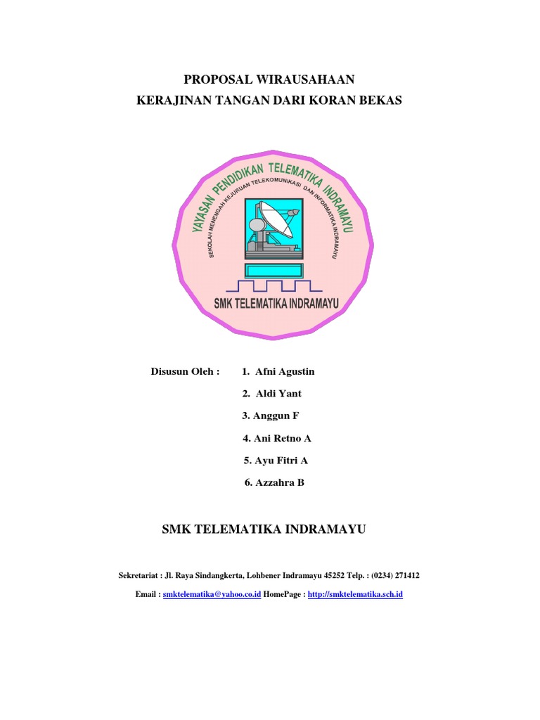 Proposal Pkk 2019 Pdf Bisnis