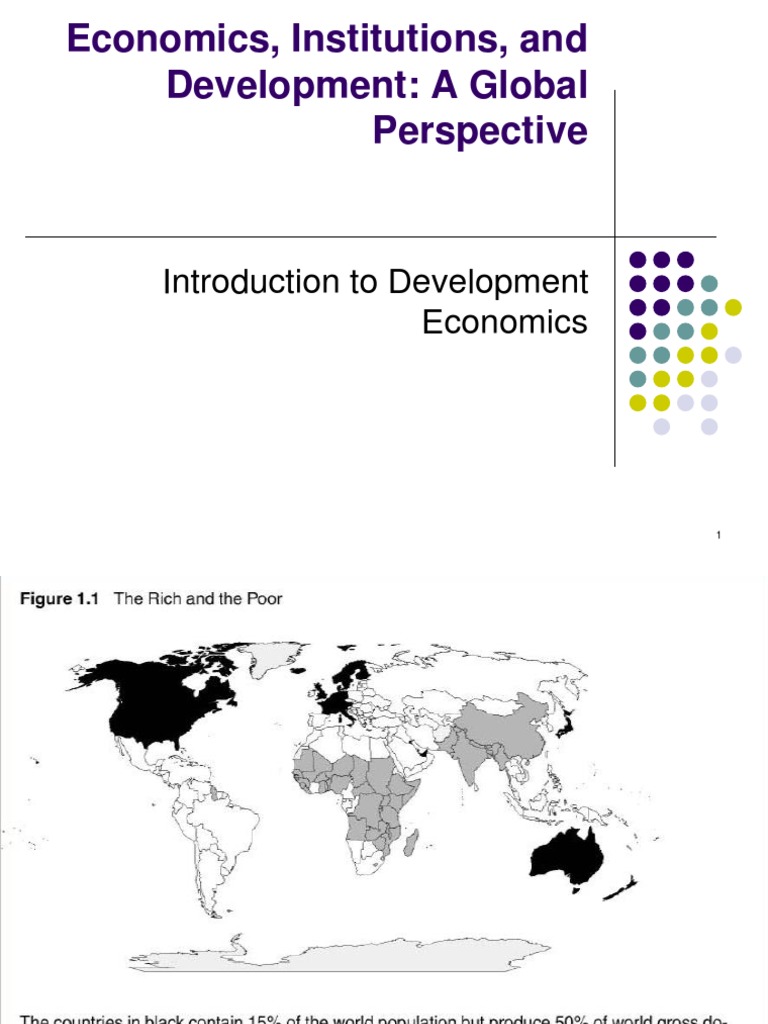 Economics, Institutions, and Development: A Global Perspective | PDF ...