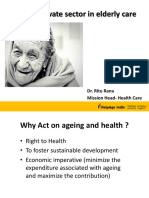 Role of Private Sector in Elderly Health Care