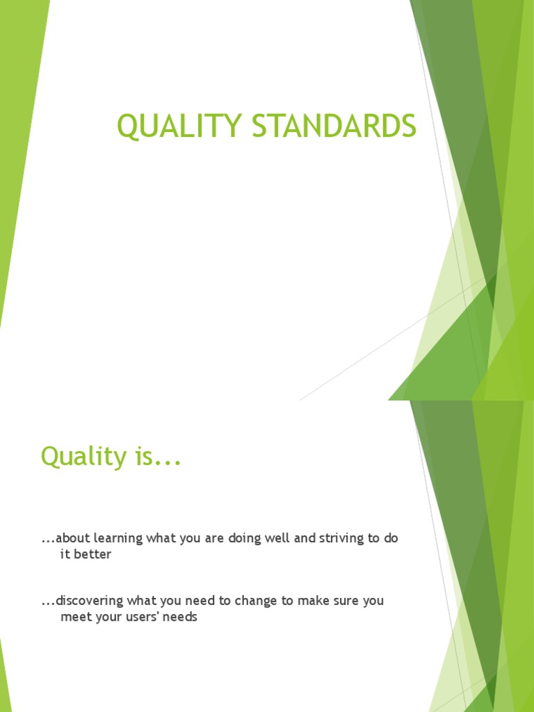 10qualitystandards 170316063027 | PDF | Quality Management | Iso 9000
