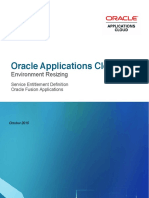 Oracle Applications Cloud: Environment Resizing