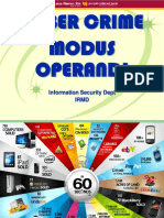 Cyber Crime Modus Operandi: Information Security Dept Irmd