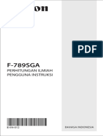 F-789SGA: Perhitungan Ilmiah Pengguna Instruksi