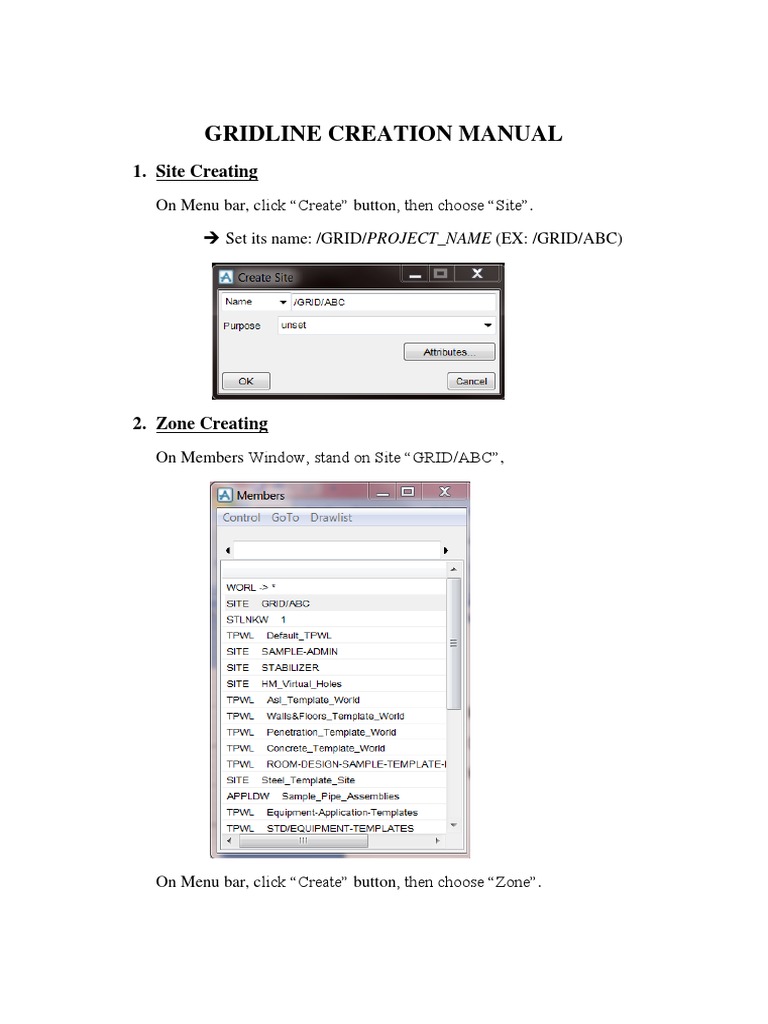 Gridline Creation Guide for PDMS | PDF | Computing | Software
