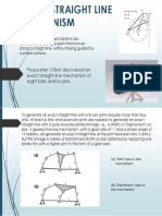 Peaucelier (1864) Discovered An Exact Straight-Line Mechanism of Eight Bars and Six Pins