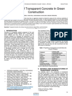 Application of Transparent Concrete in Green Construction PDF