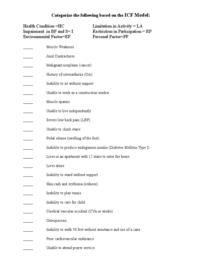 ICF Model Categorization Guide | PDF | Self-Improvement