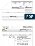 Análise de Risco - Específico Diferença de Nível