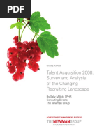 Talent Acquisition 2008 - Survey and Analysis of The Changing Recruiting Landscape PDF