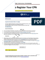 How To Register Your CPN
