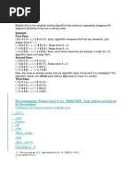 Bubble Sort: Filter - None Edit Play - Arrow Brightness - 4