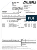 Cotización de reparación de vehículo Mazda2 por $1.675.163