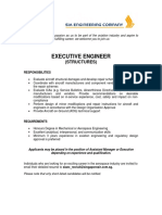 Executive Engineer Structures